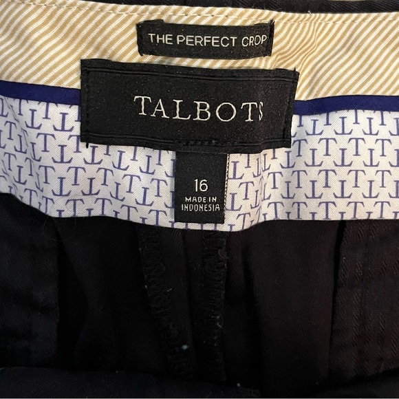 Talbots Women’s Chino Ankle Black Pants | Size 16 - Picture 4 of 5